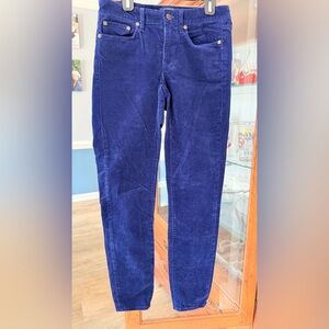 Women’s Ralph Lauren size 2 Polo Navy Blue Corduroy Pants